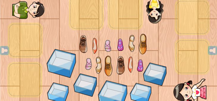 Kindergarten Courses – K3 Language, Organizing Shoes